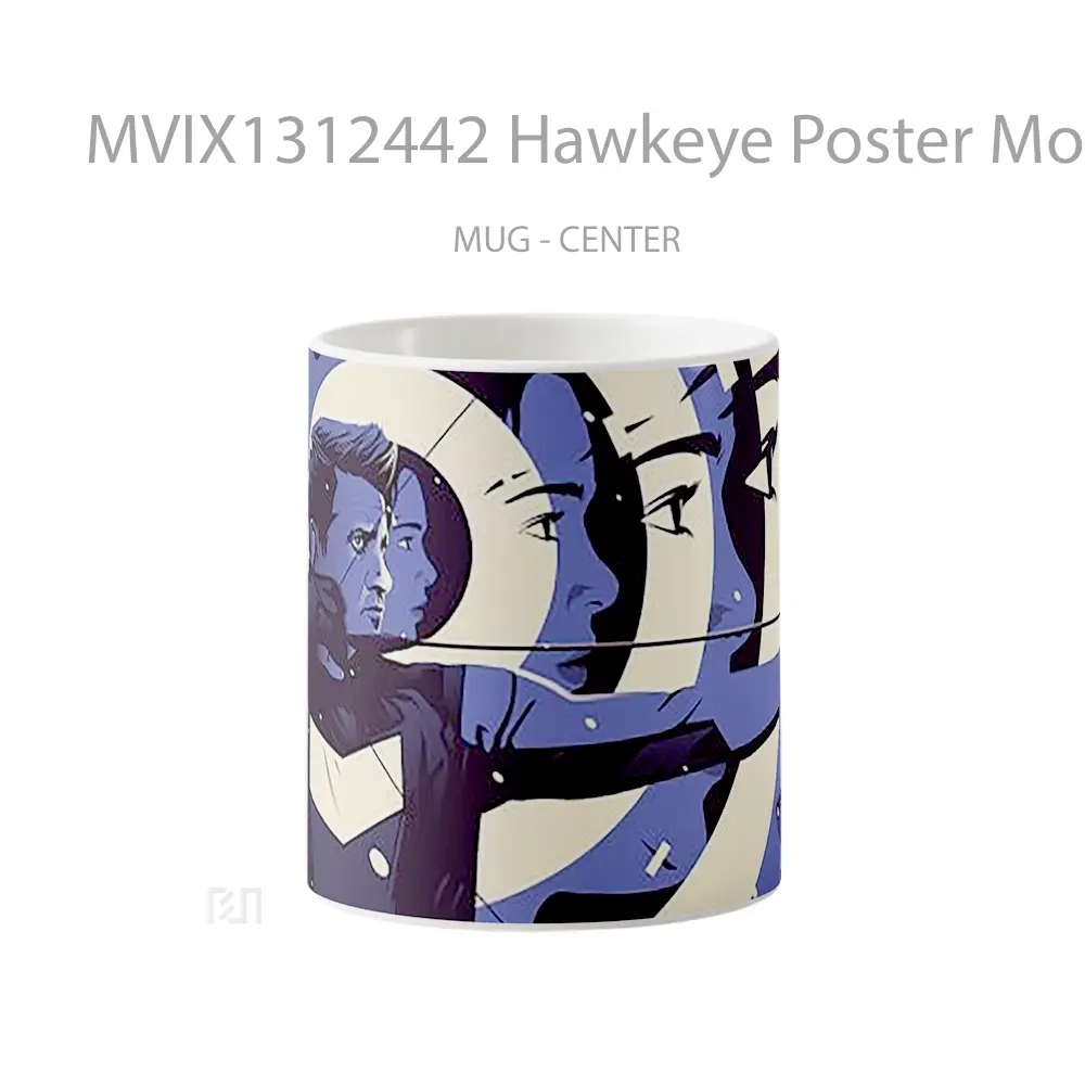Mug Hawkeye Poster Movie Gelas Superhero