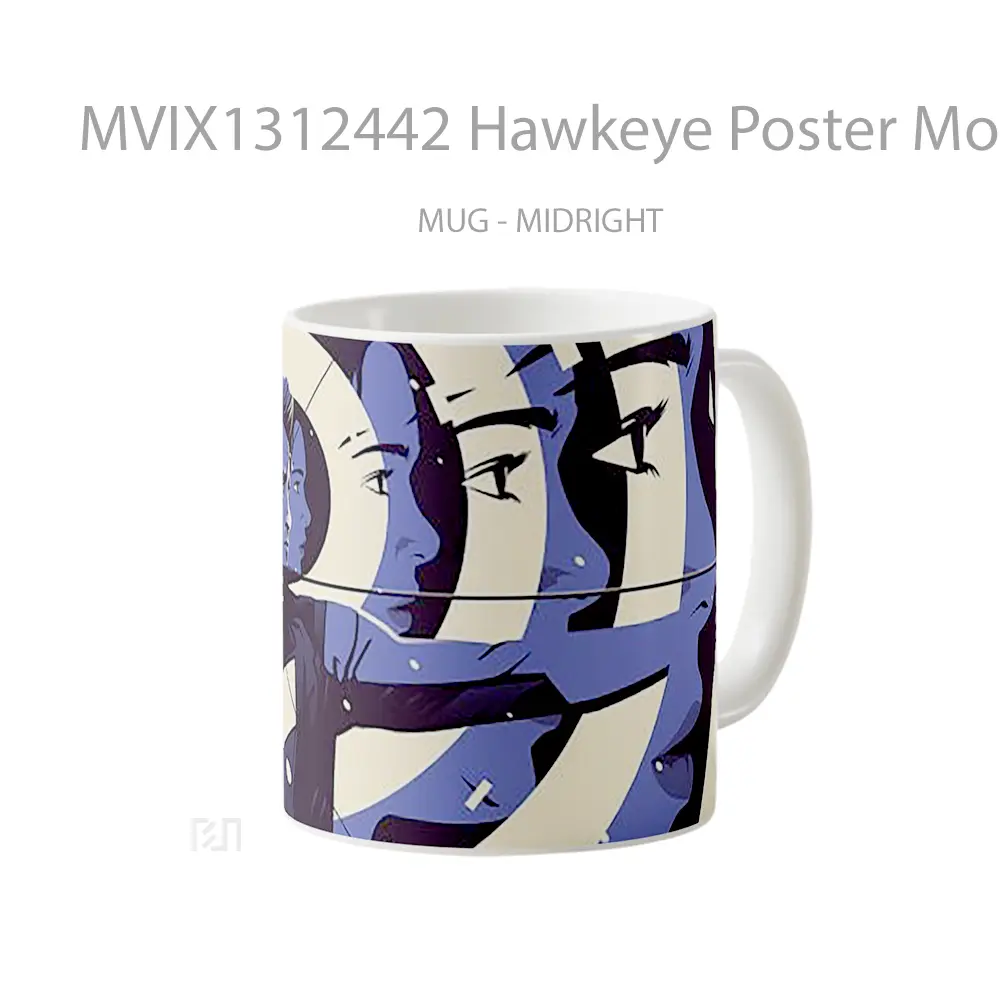 Mug Hawkeye Poster Movie Gelas Superhero - All-side / Desain