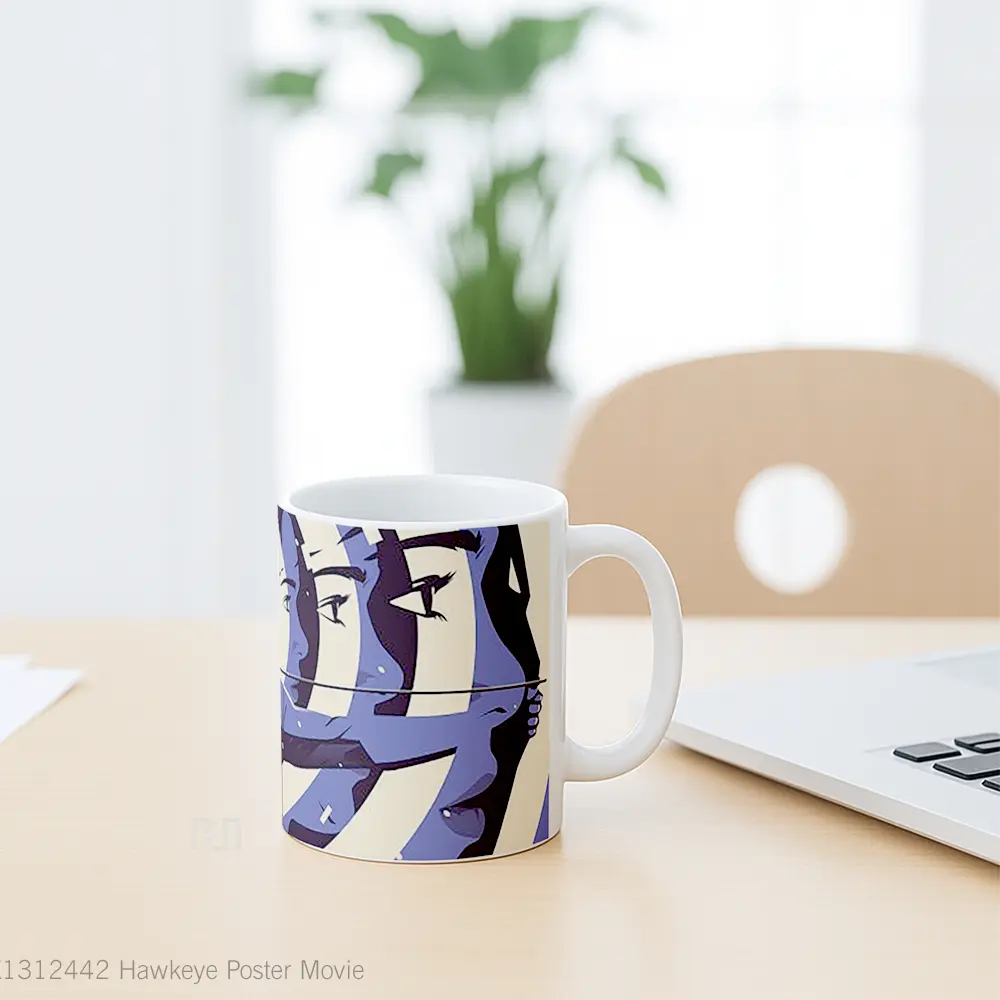 Mug Hawkeye Poster Movie Gelas Superhero - All-side / Desain