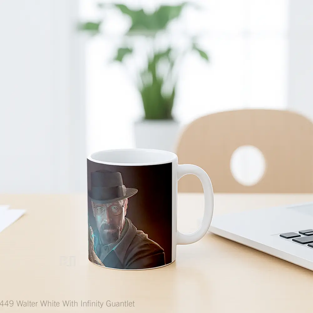 Mug Walter White With Infinity Guantlet Gelas Keramik Unik - All-side / Desain