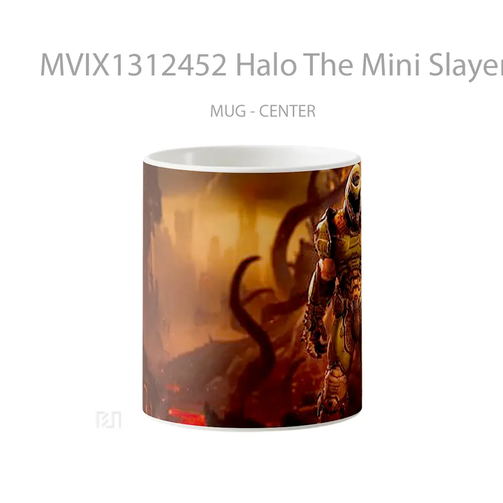 Mug Halo The Mini Slayer Cangkir Gamer