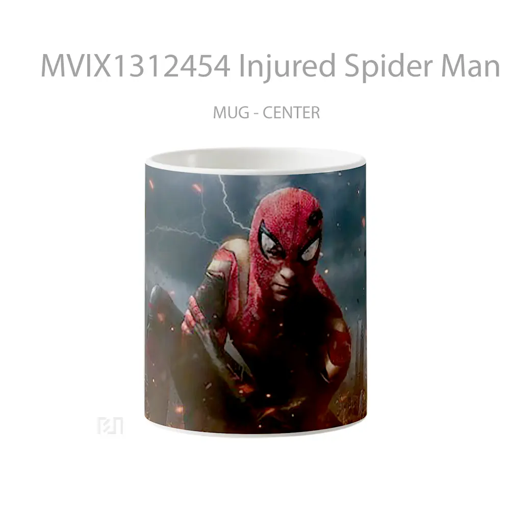 Mug Injured Spider Man Gelas Superhero