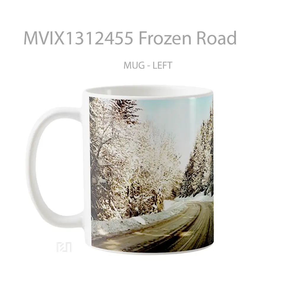 Mug Frozen Road Gelas Keramik Unik - All-side / Desain