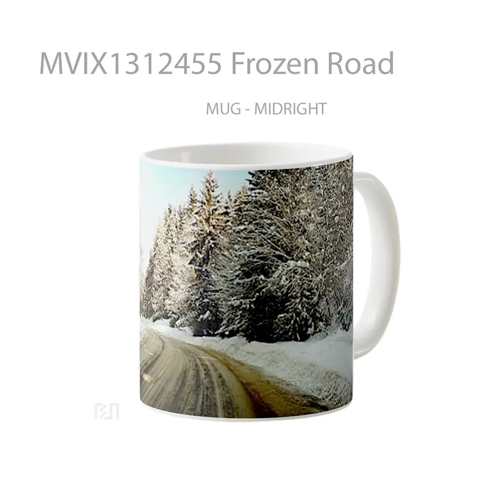 Mug Frozen Road Gelas Keramik Unik - All-side / Desain