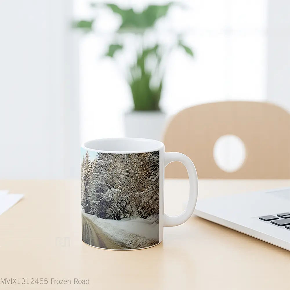 Mug Frozen Road Gelas Keramik Unik - All-side / Desain