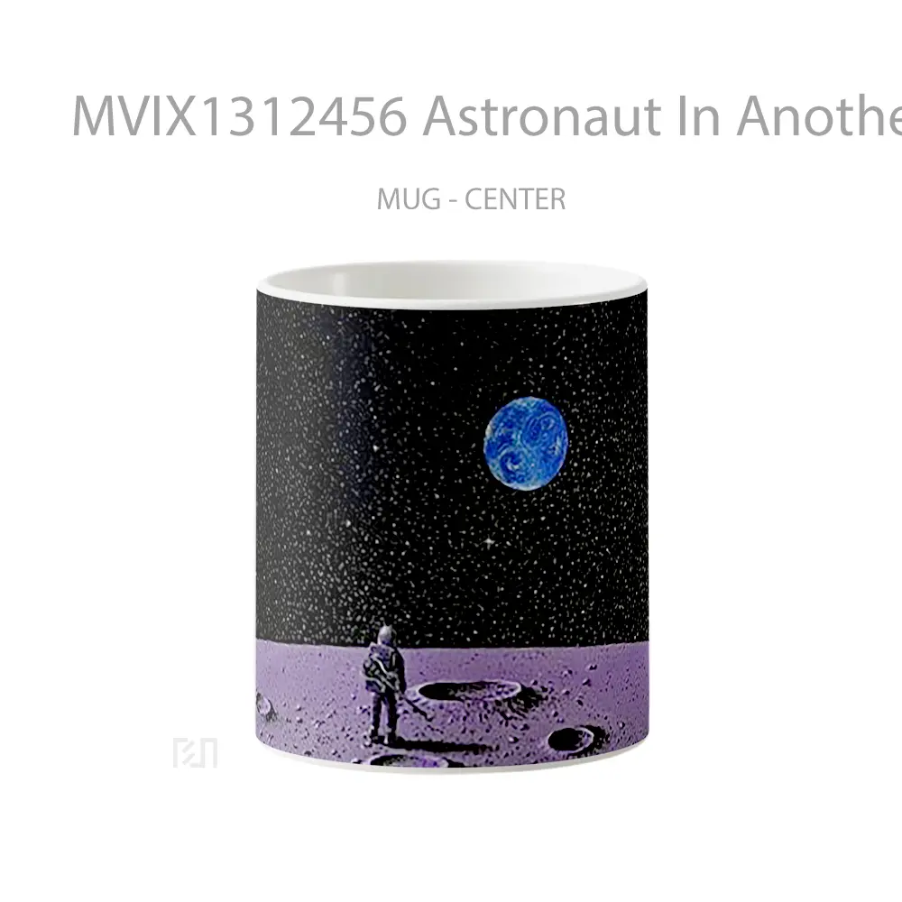 Mug Astronaut In Another Planet Gelas Astronomi