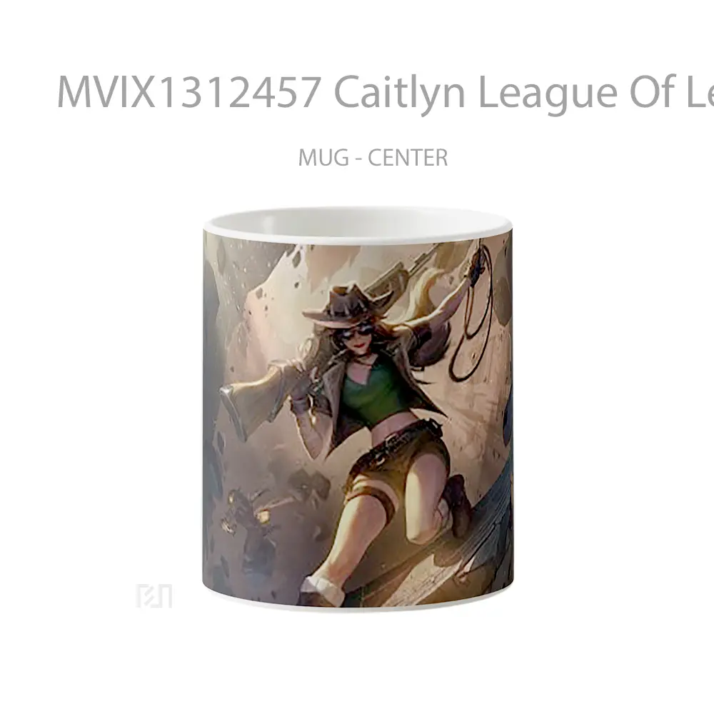 Mug Caitlyn League Of Legends Riot Cangkir Gamer