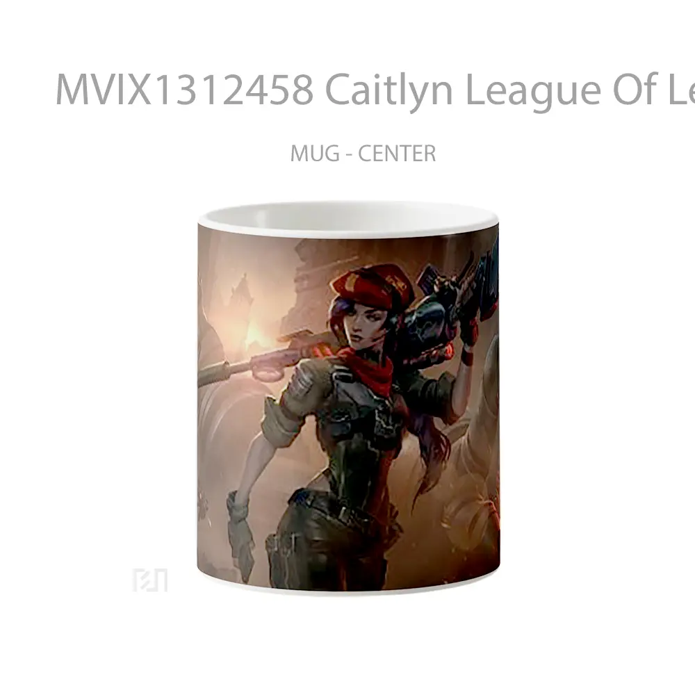 Mug Caitlyn League Of Legends Cangkir Gamer