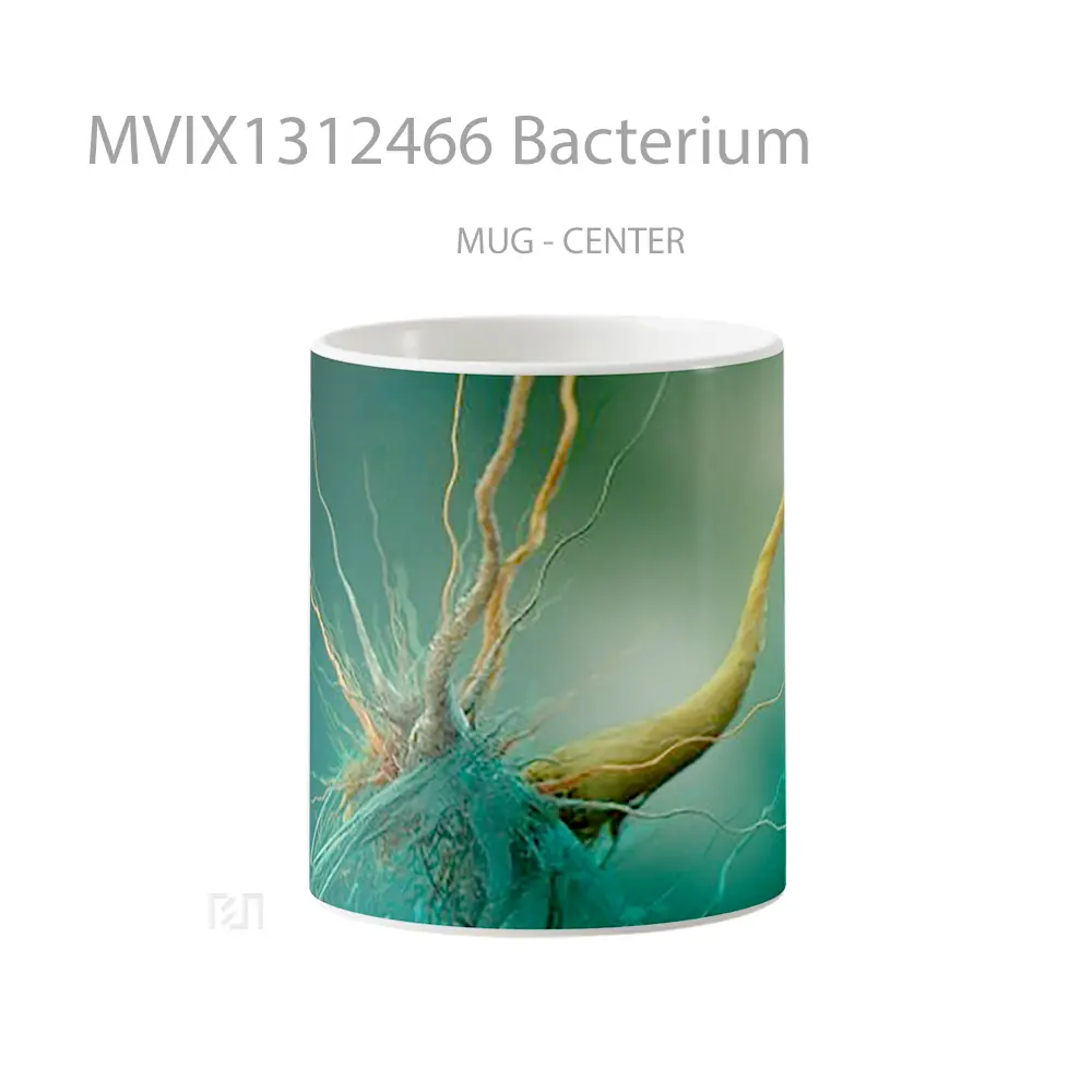 Mug Bacterium Gelas Keramik Unik