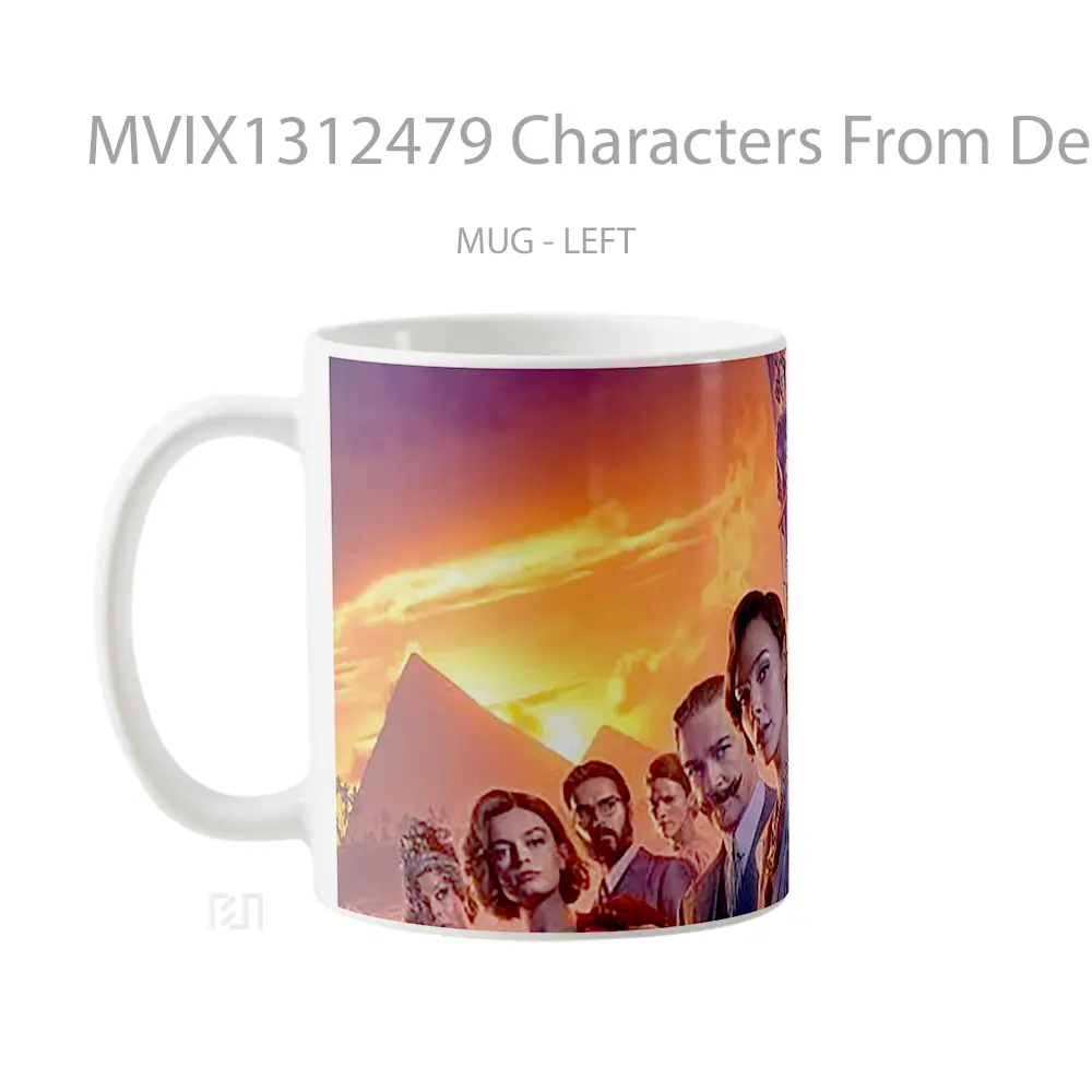 Mug Characters From Death On The Nile Gelas Keramik Unik - All-side / Desain