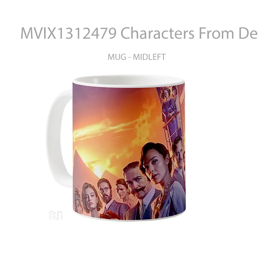 Mug Characters From Death On The Nile Gelas Keramik Unik - All-side / Desain