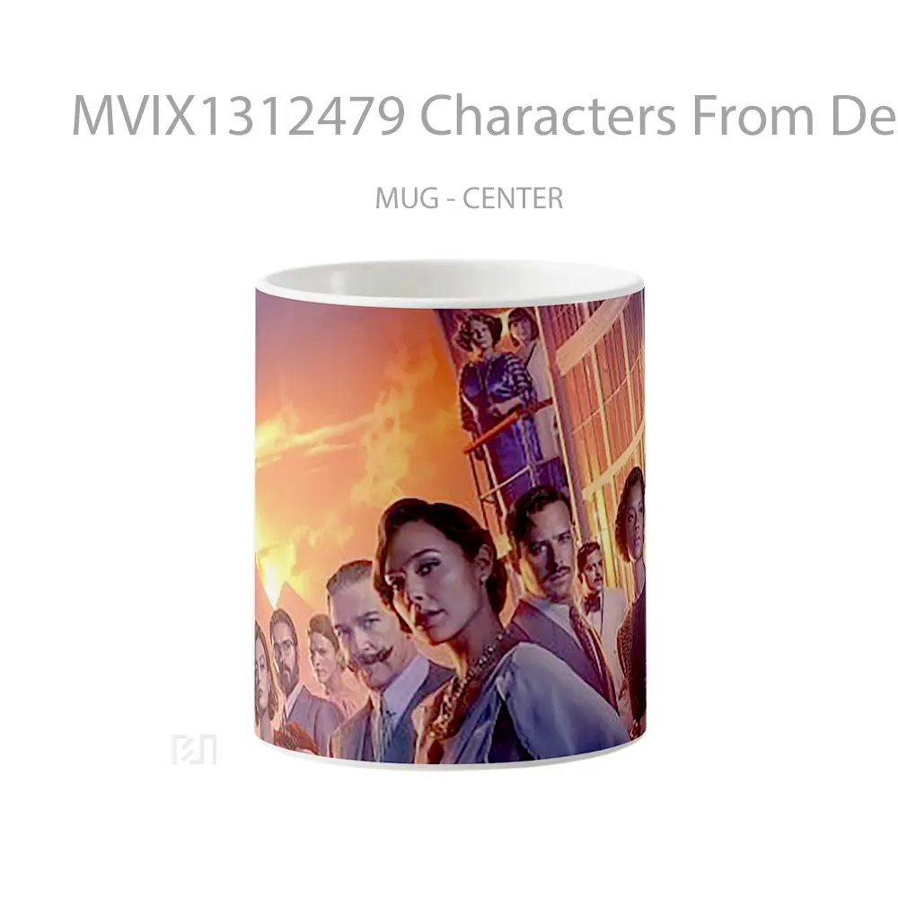 Mug Characters From Death On The Nile Gelas Keramik Unik