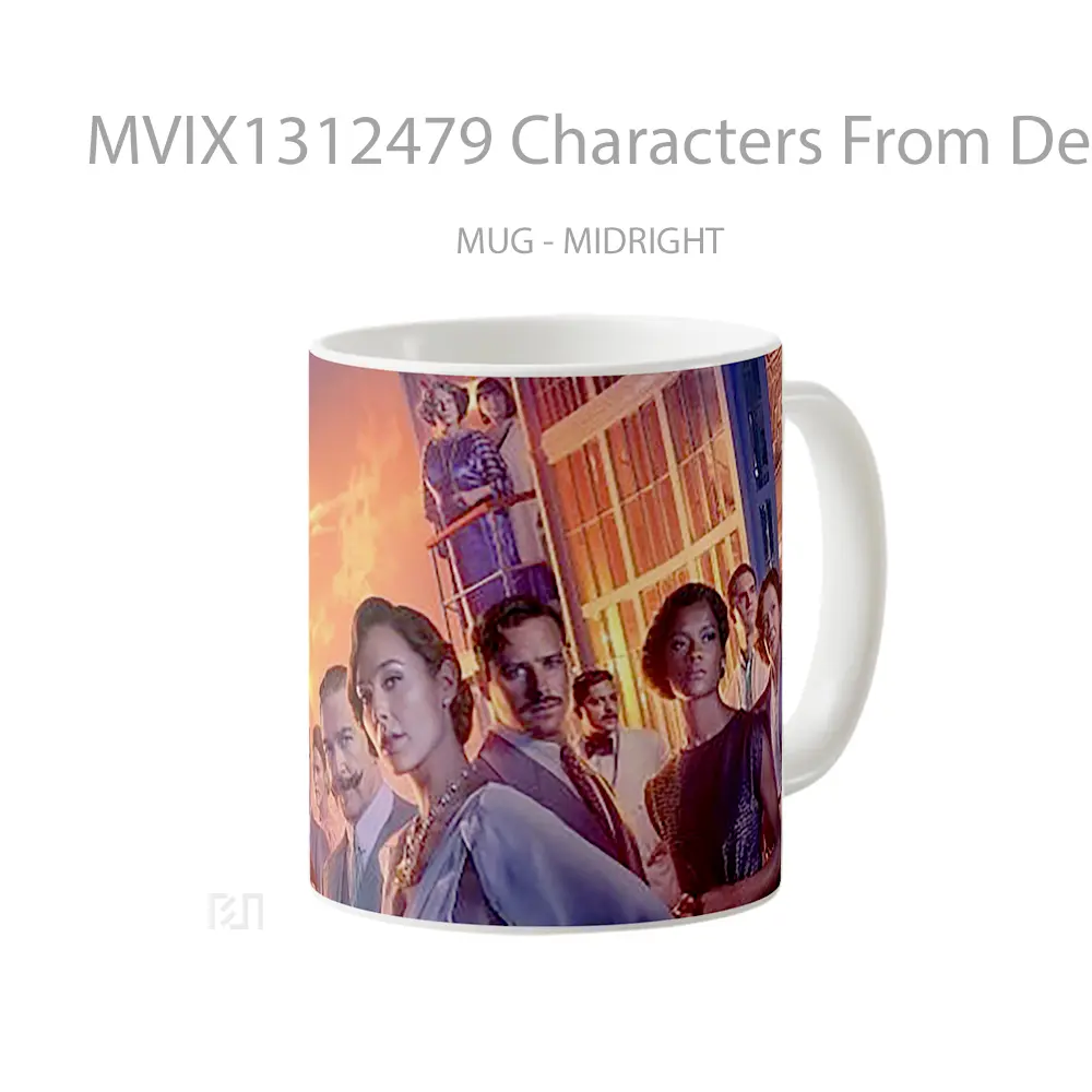 Mug Characters From Death On The Nile Gelas Keramik Unik - All-side / Desain