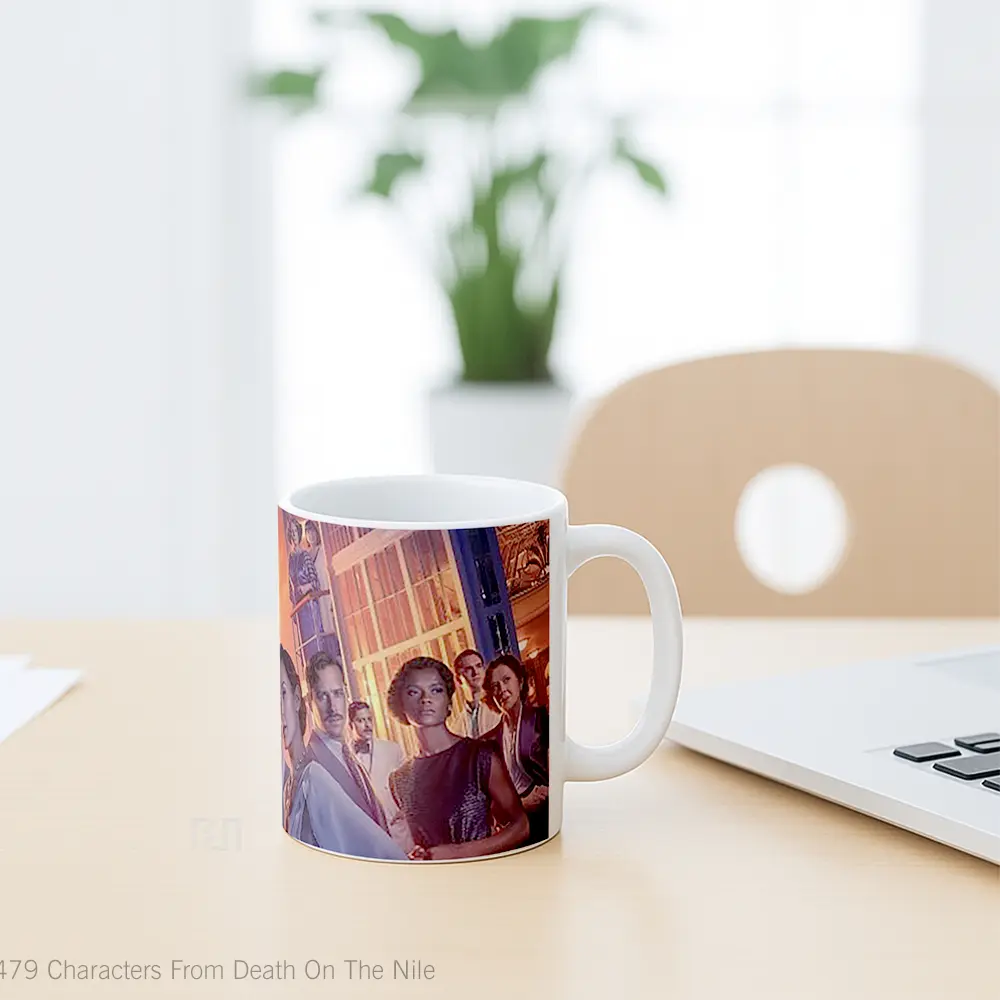 Mug Characters From Death On The Nile Gelas Keramik Unik - All-side / Desain