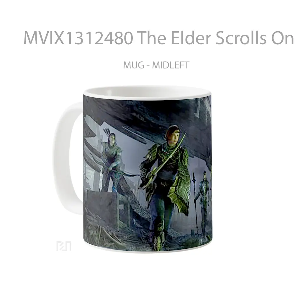 Mug The Elder Scrolls Online Party Gelas Keramik Unik - All-side / Desain