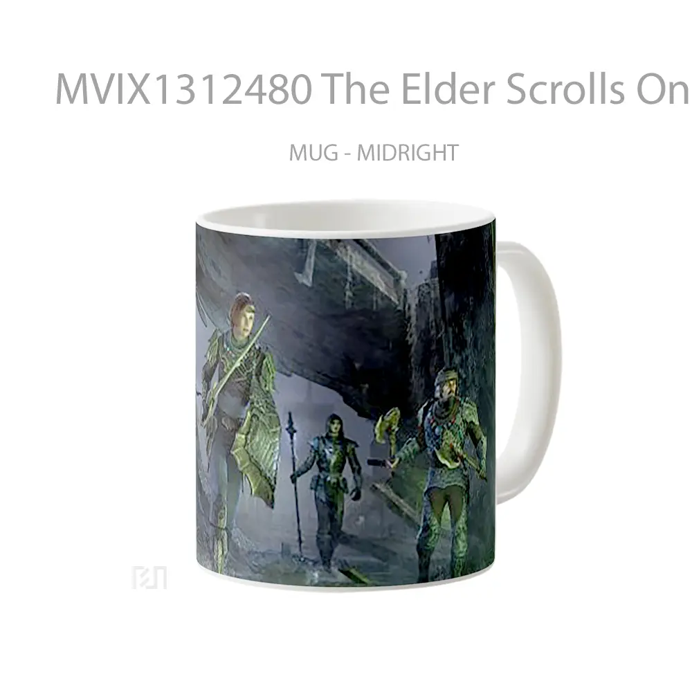 Mug The Elder Scrolls Online Party Gelas Keramik Unik - All-side / Desain