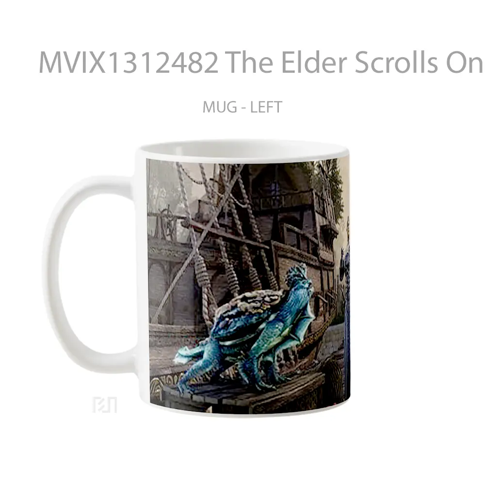 Mug The Elder Scrolls Online High Gelas Keramik Unik - All-side / Desain
