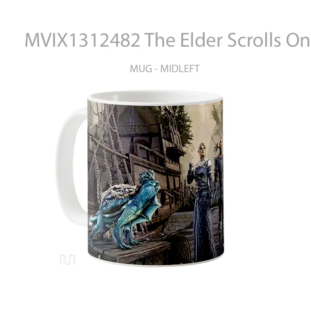 Mug The Elder Scrolls Online High Gelas Keramik Unik - All-side / Desain
