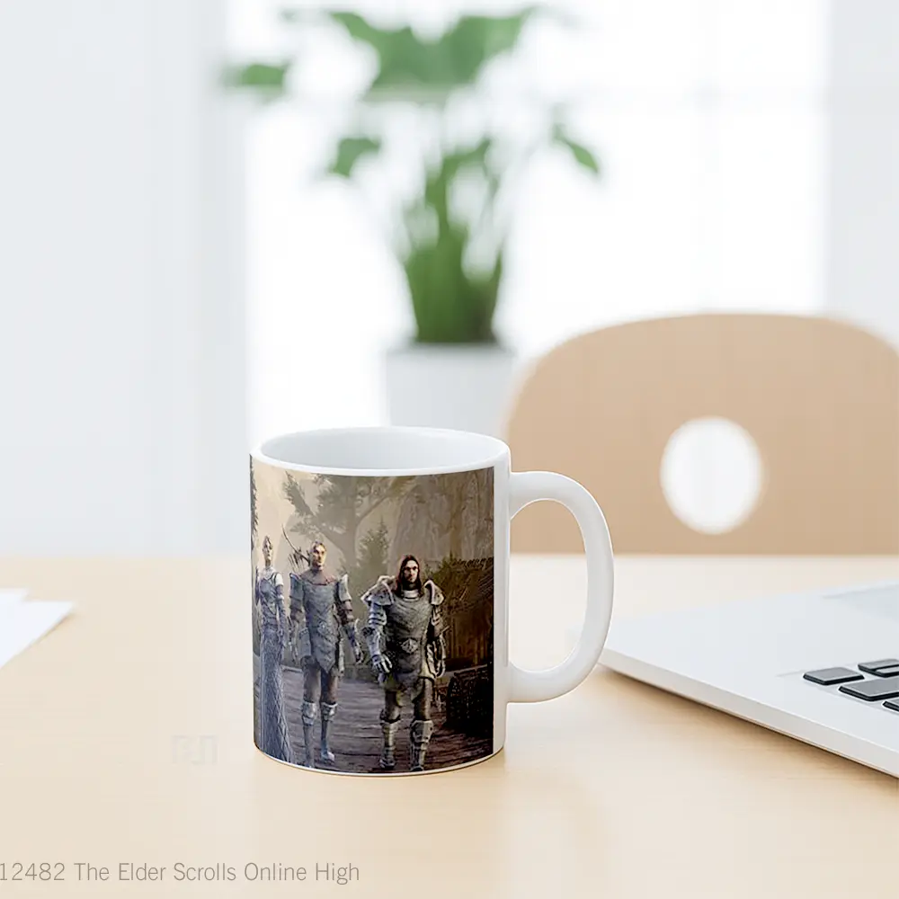 Mug The Elder Scrolls Online High Gelas Keramik Unik - All-side / Desain