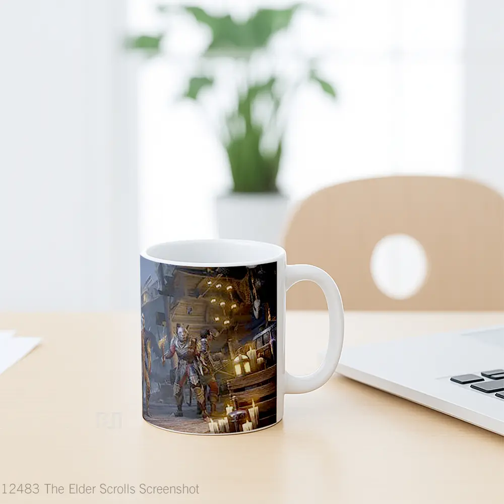 Mug The Elder Scrolls Screenshot Gelas Keramik Unik - All-side / Desain