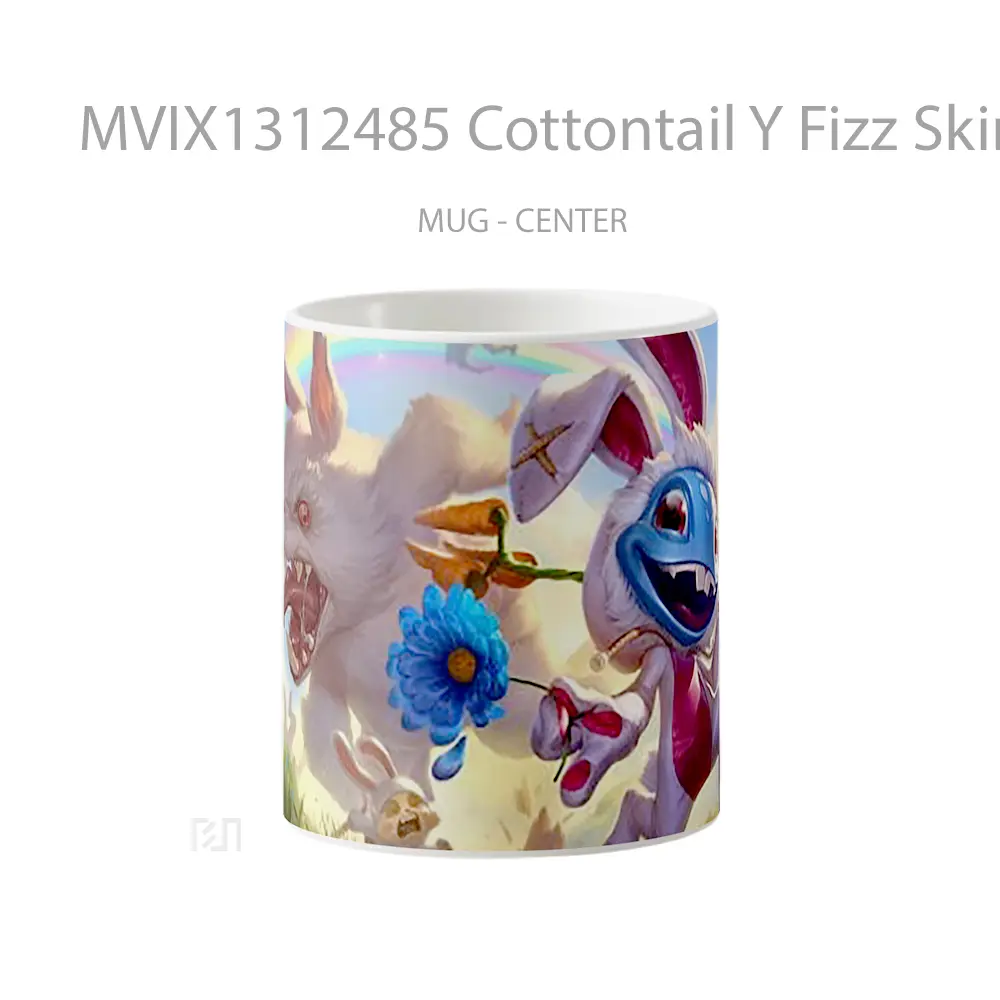 Mug Cottontail Y Fizz Skin League Of Legends Cangkir Gamer