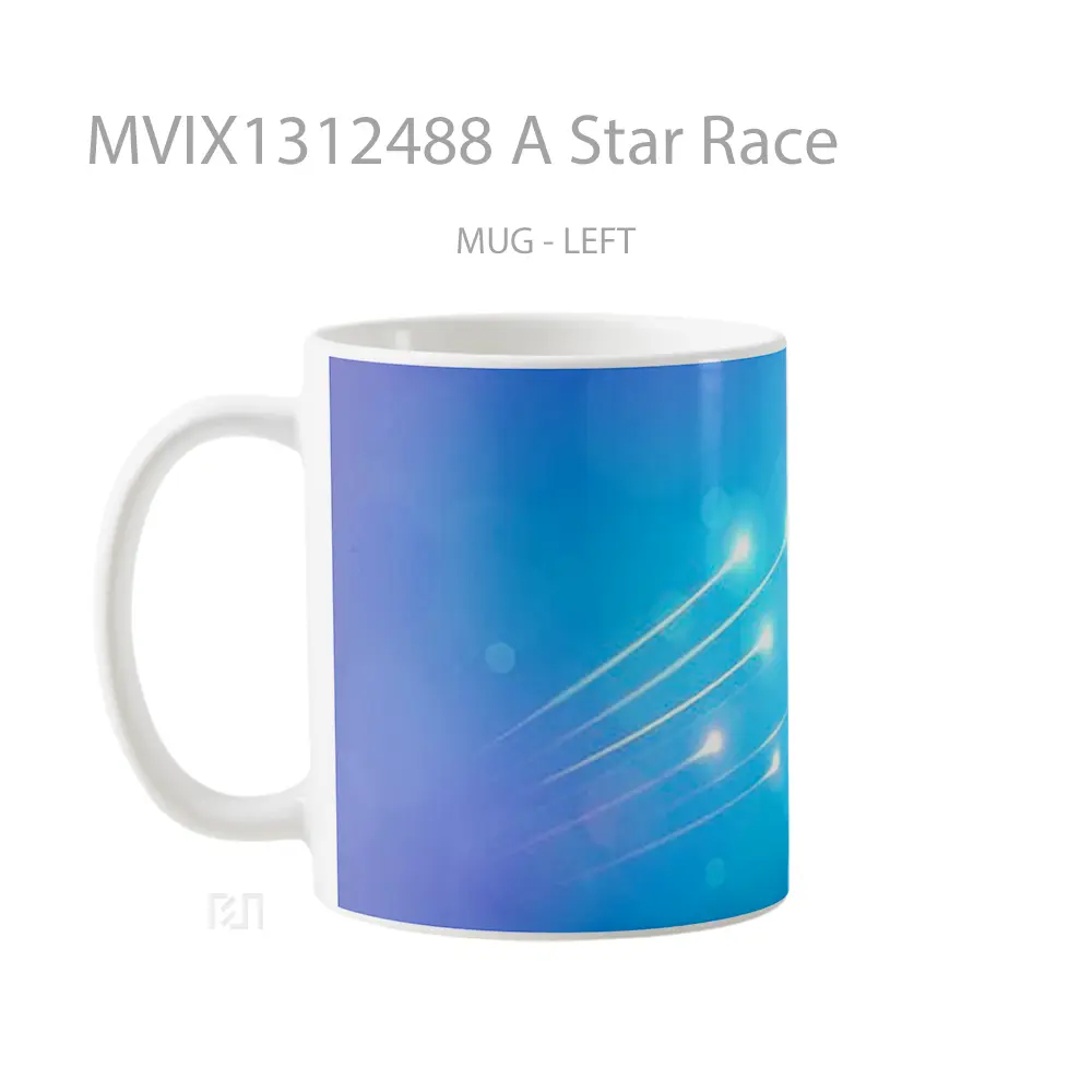 Mug A Star Race Gelas Astronomi - All-side / Desain
