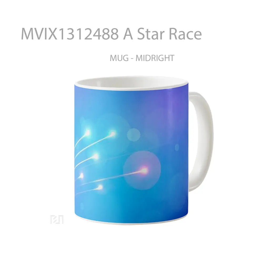 Mug A Star Race Gelas Astronomi - All-side / Desain