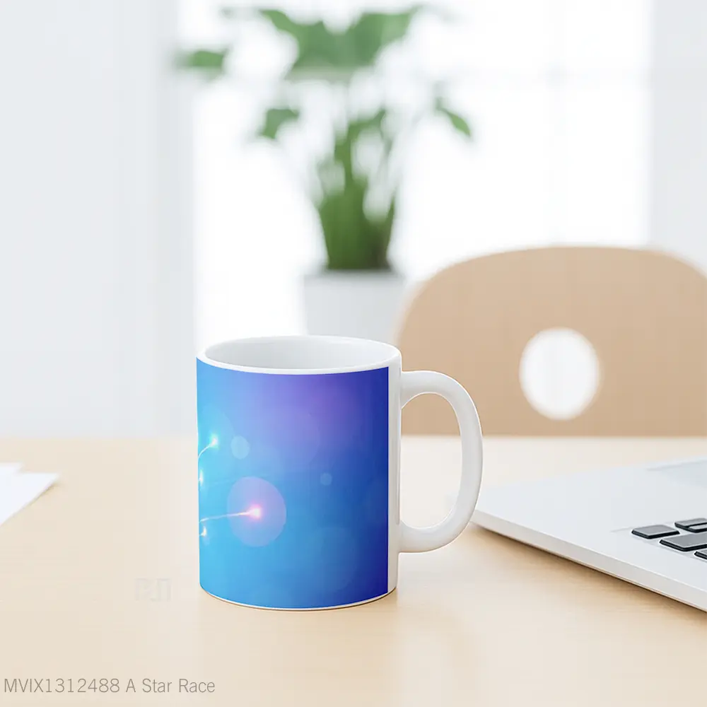Mug A Star Race Gelas Astronomi - All-side / Desain