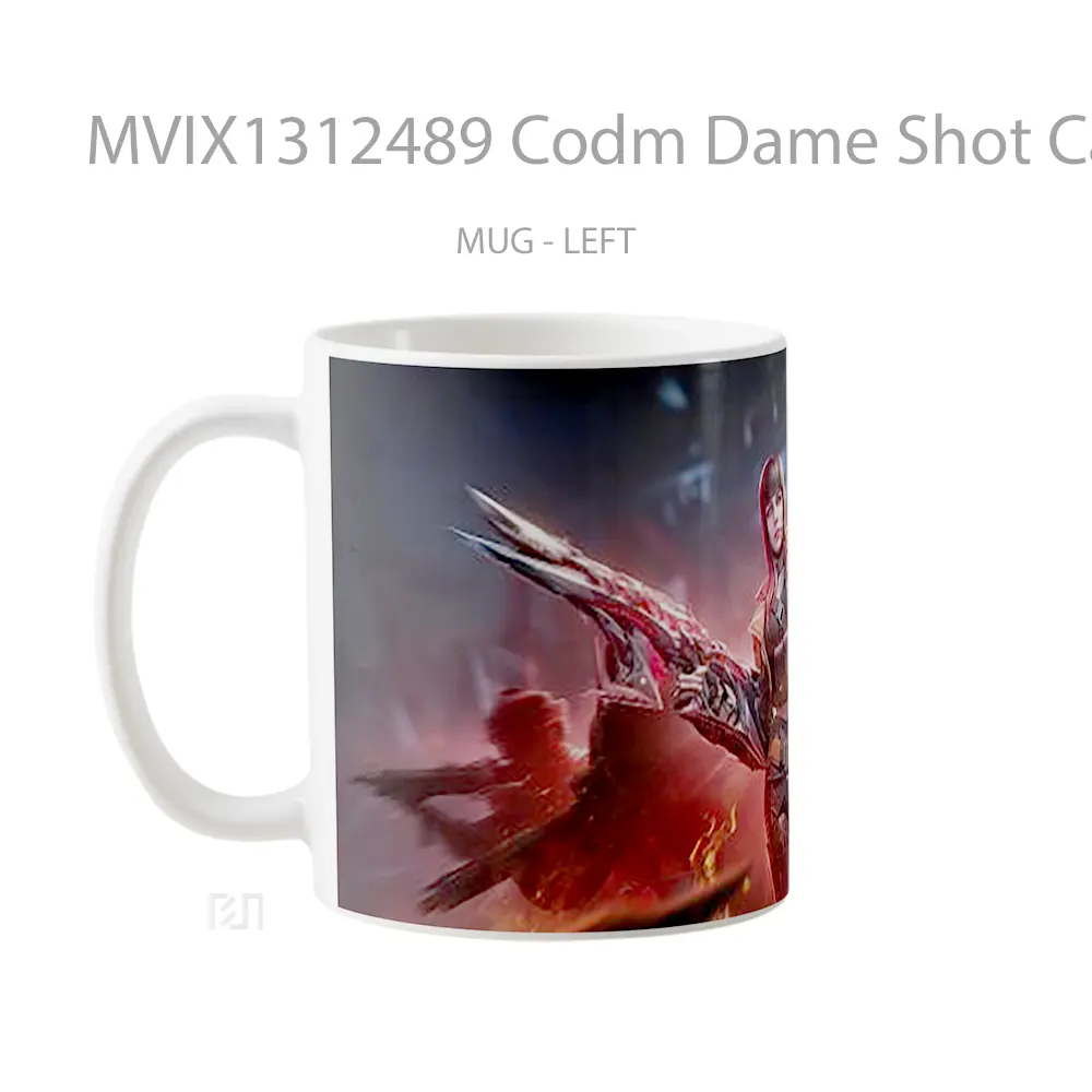 Mug Codm Dame Shot Caller Gelas Keramik Unik - All-side / Desain