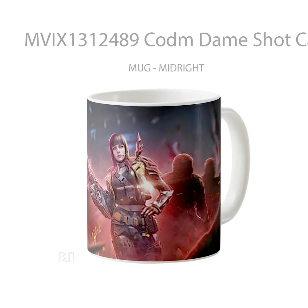 Mug Codm Dame Shot Caller Gelas Keramik Unik - All-side / Desain