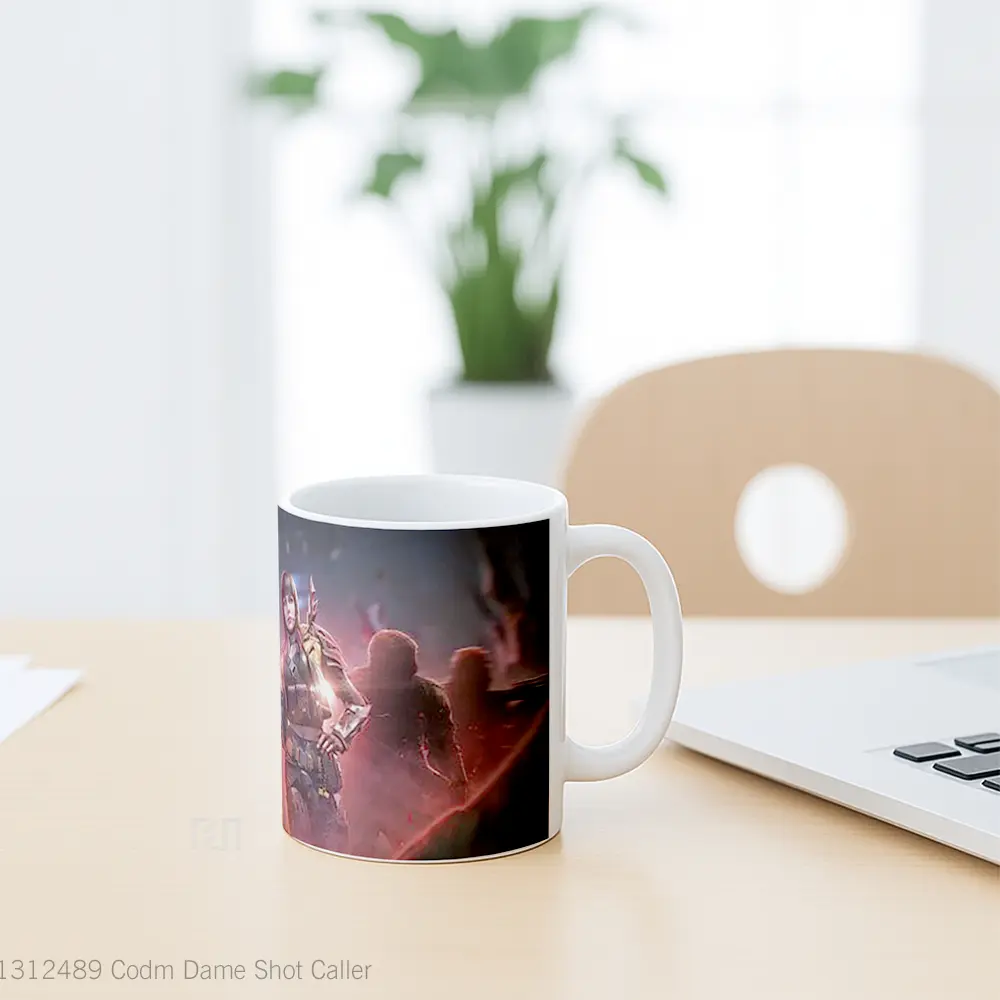 Mug Codm Dame Shot Caller Gelas Keramik Unik - All-side / Desain