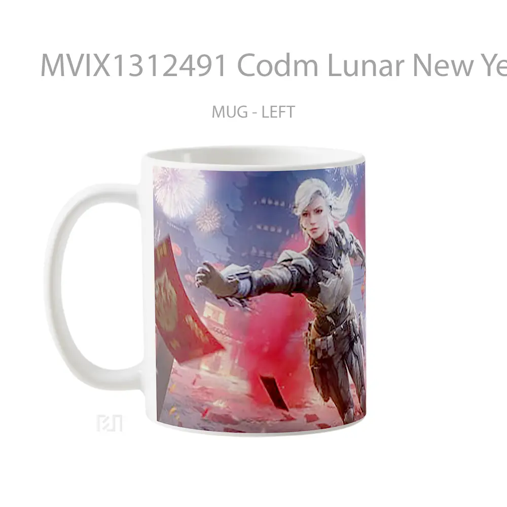 Mug Codm Lunar New Year 2022 Gelas Keramik Unik - All-side / Desain