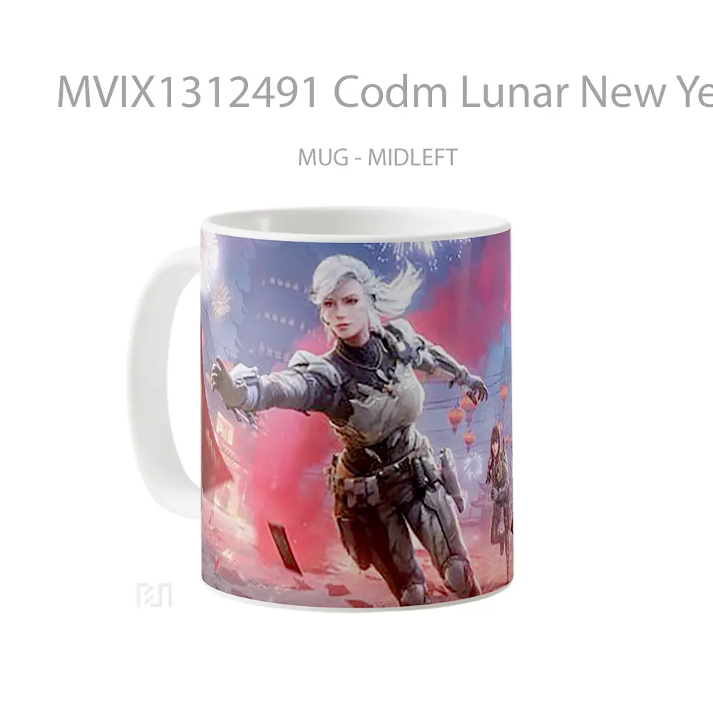 Mug Codm Lunar New Year 2022 Gelas Keramik Unik - All-side / Desain