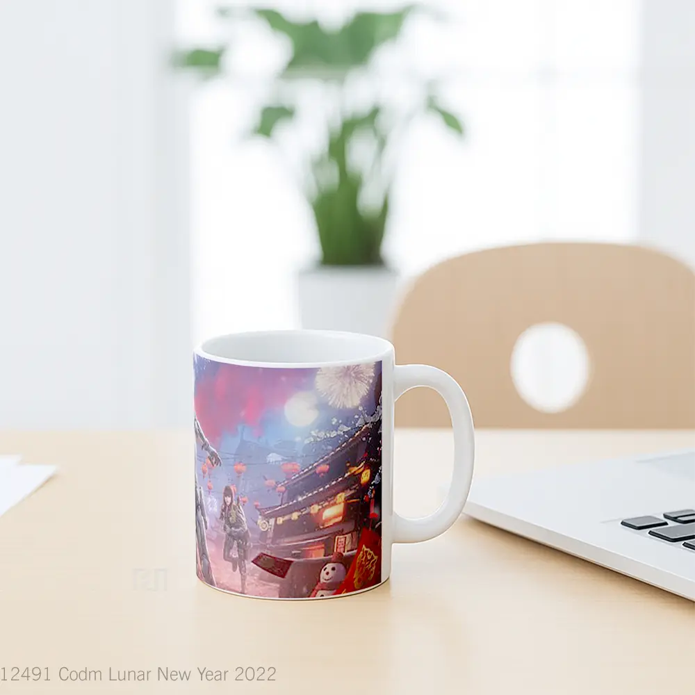 Mug Codm Lunar New Year 2022 Gelas Keramik Unik - All-side / Desain