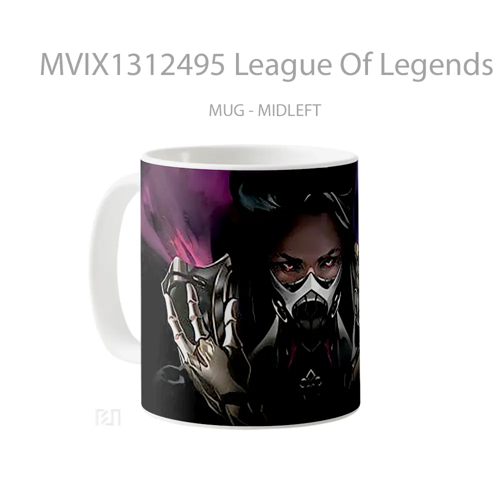 Mug League Of Legends Renata Glasc Cangkir Gamer - All-side / Desain