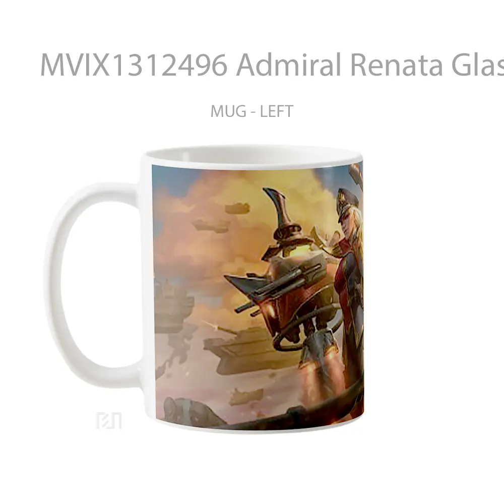 Mug Admiral Renata Glasc League Of Legends Cangkir Gamer - All-side / Desain