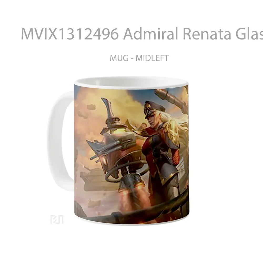 Mug Admiral Renata Glasc League Of Legends Cangkir Gamer - All-side / Desain