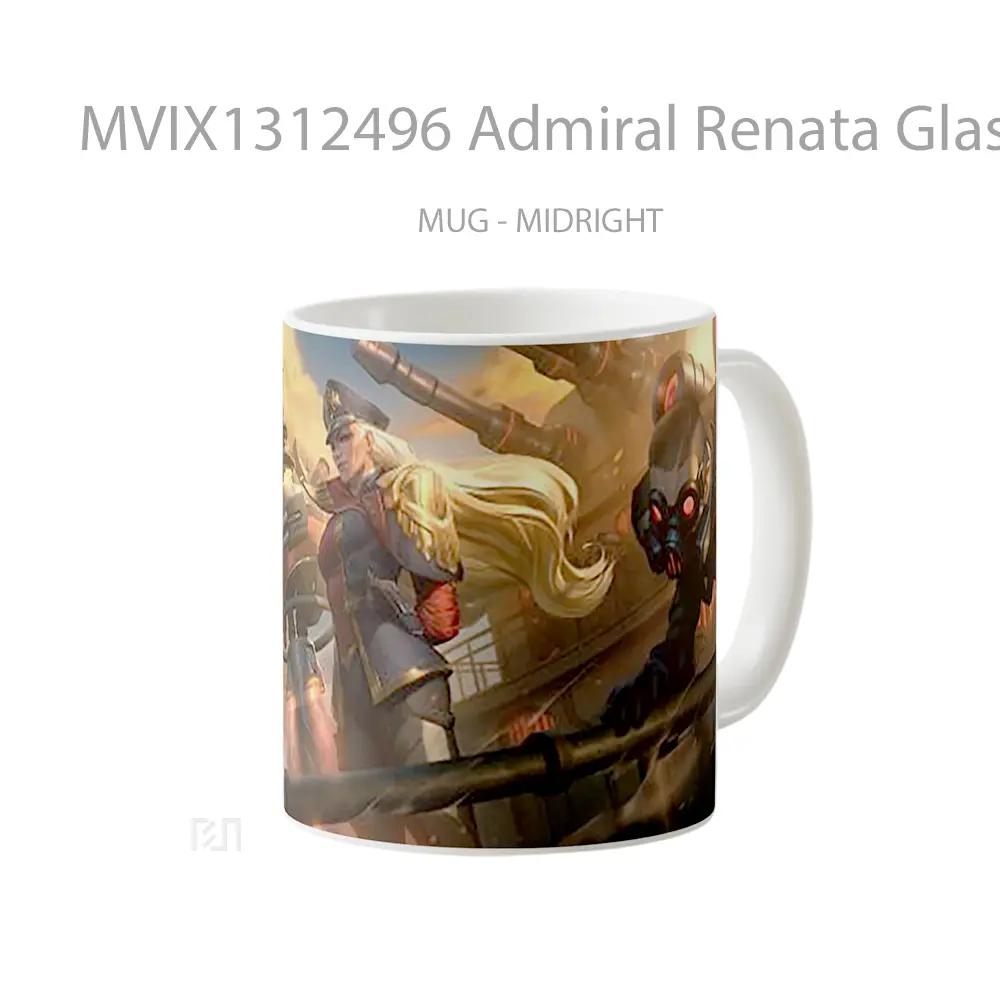 Mug Admiral Renata Glasc League Of Legends Cangkir Gamer - All-side / Desain