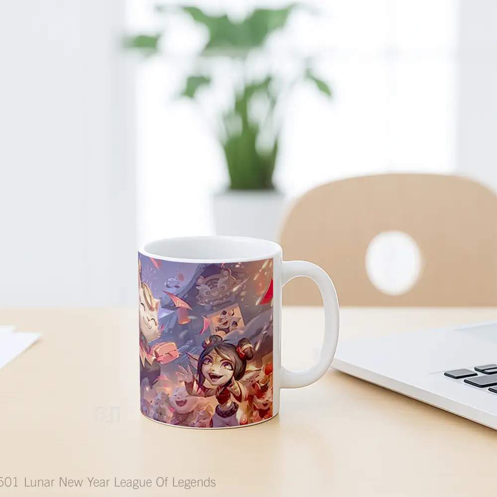 Mug Lunar New Year League Of Legends Cangkir Gamer - All-side / Desain