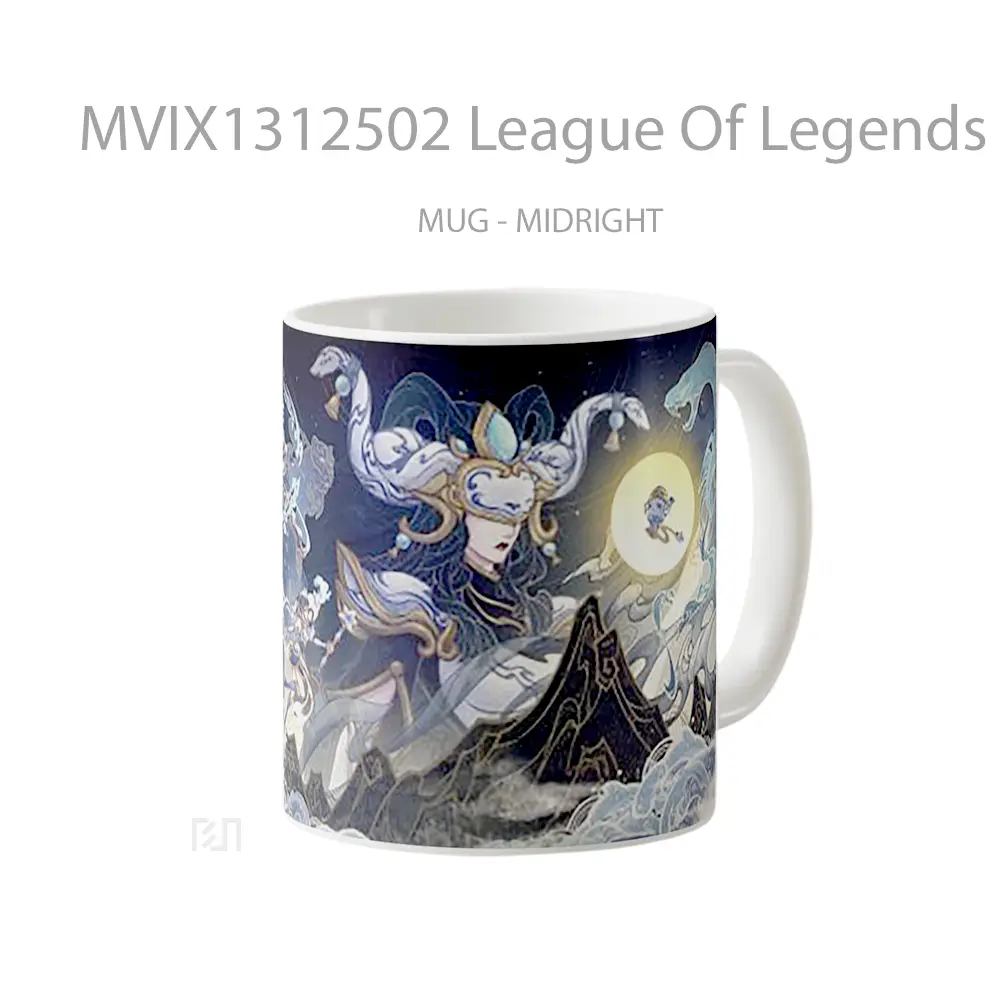 Mug League Of Legends Porcelain Lissandra Luz Ezreal Cangkir Gamer - All-side / Desain