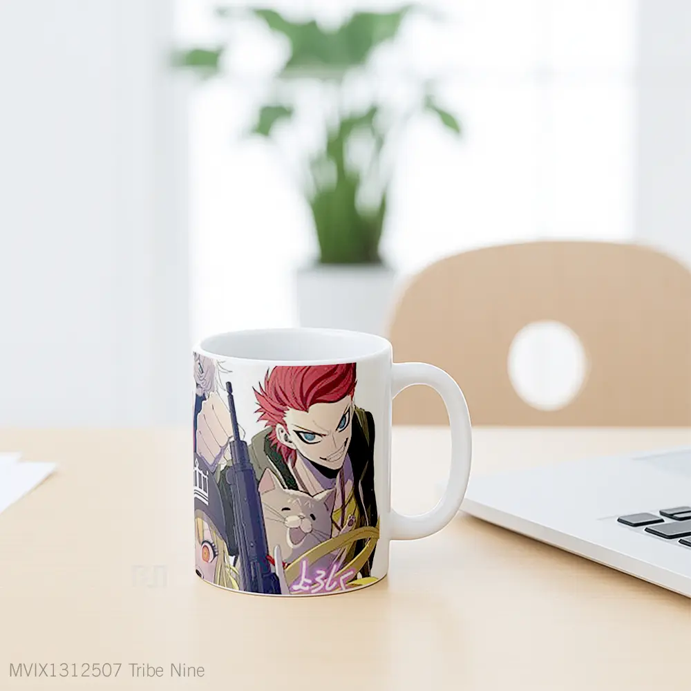Mug Tribe Nine Gelas Keramik Unik - All-side / Desain