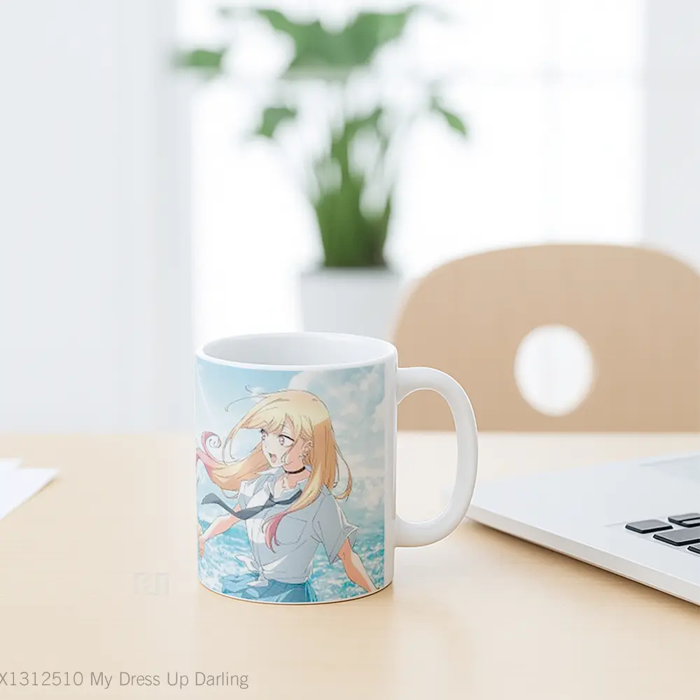 Mug My Dress Up Darling Gelas Keramik Unik - All-side / Desain