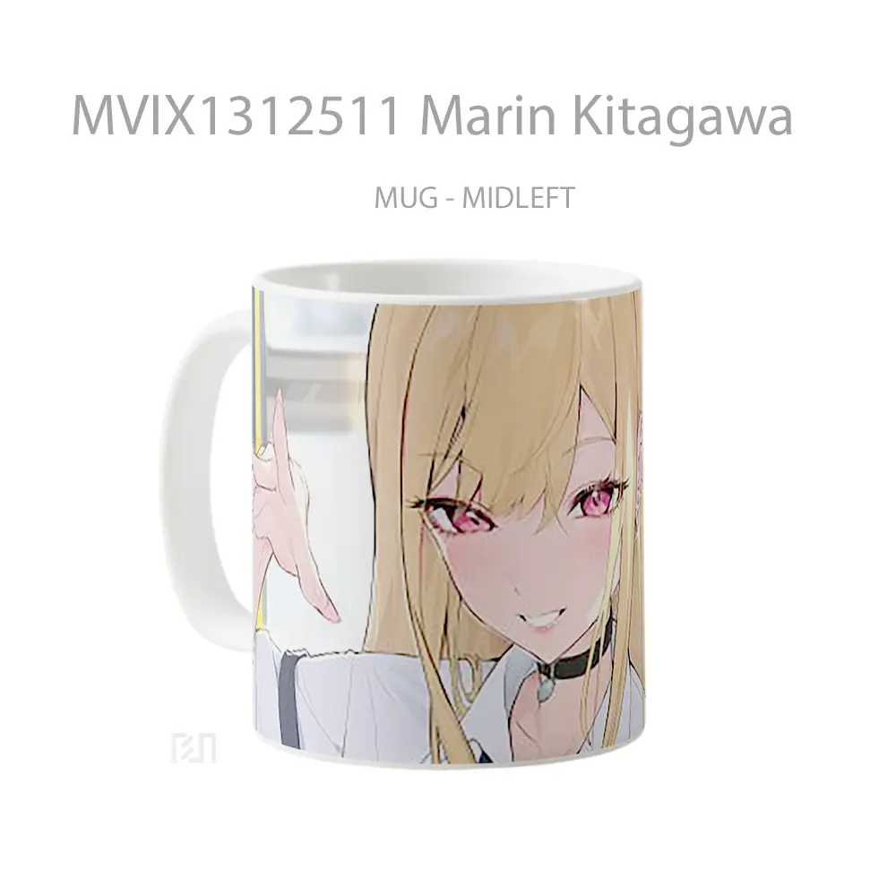 Mug Marin Kitagawa Gelas Keramik Unik - All-side / Desain