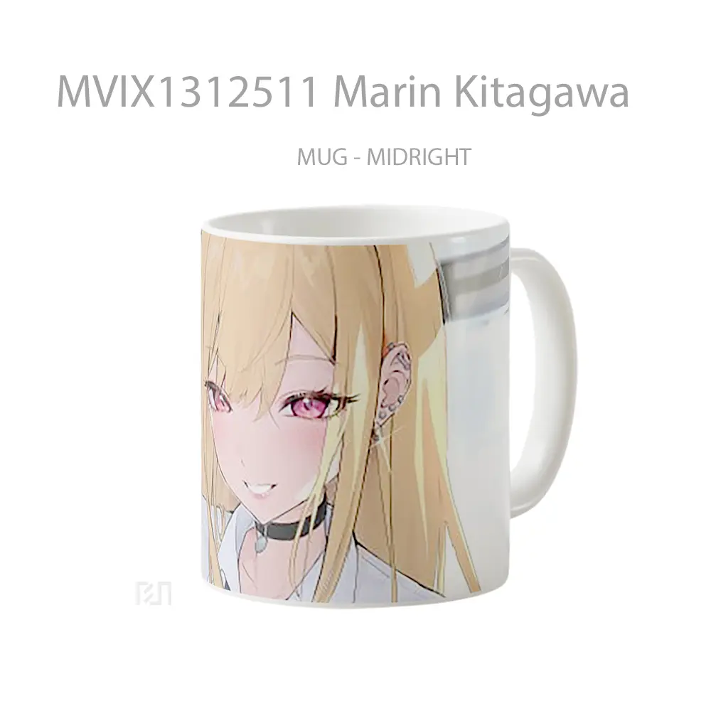 Mug Marin Kitagawa Gelas Keramik Unik - All-side / Desain