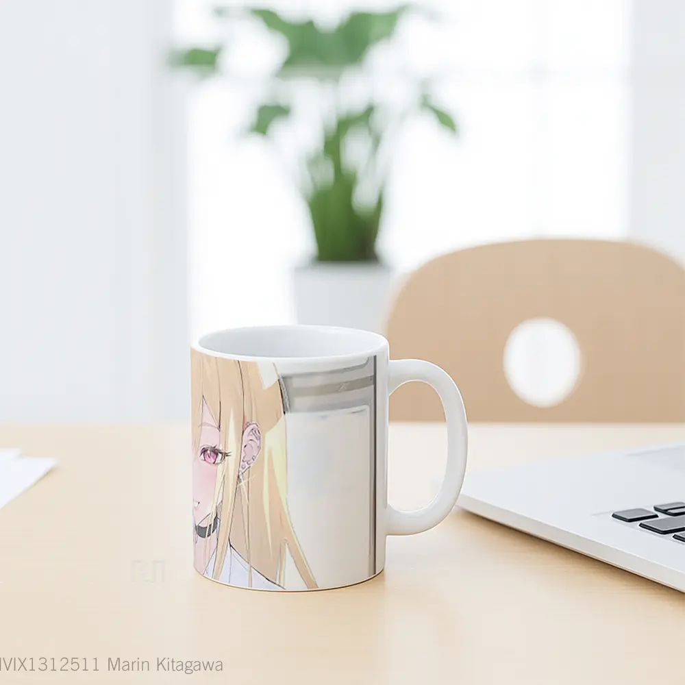 Mug Marin Kitagawa Gelas Keramik Unik - All-side / Desain