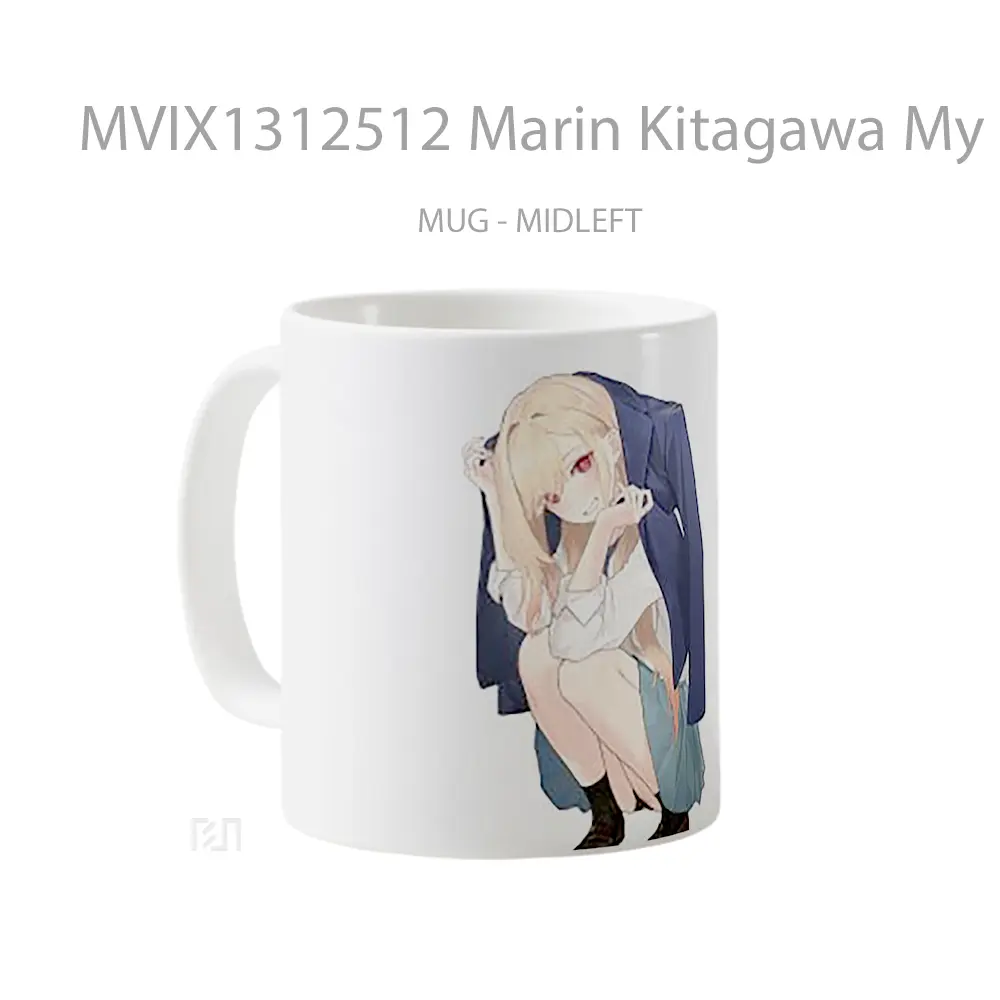 Mug Marin Kitagawa My Dress Up Darling Gelas Keramik Unik - All-side / Desain