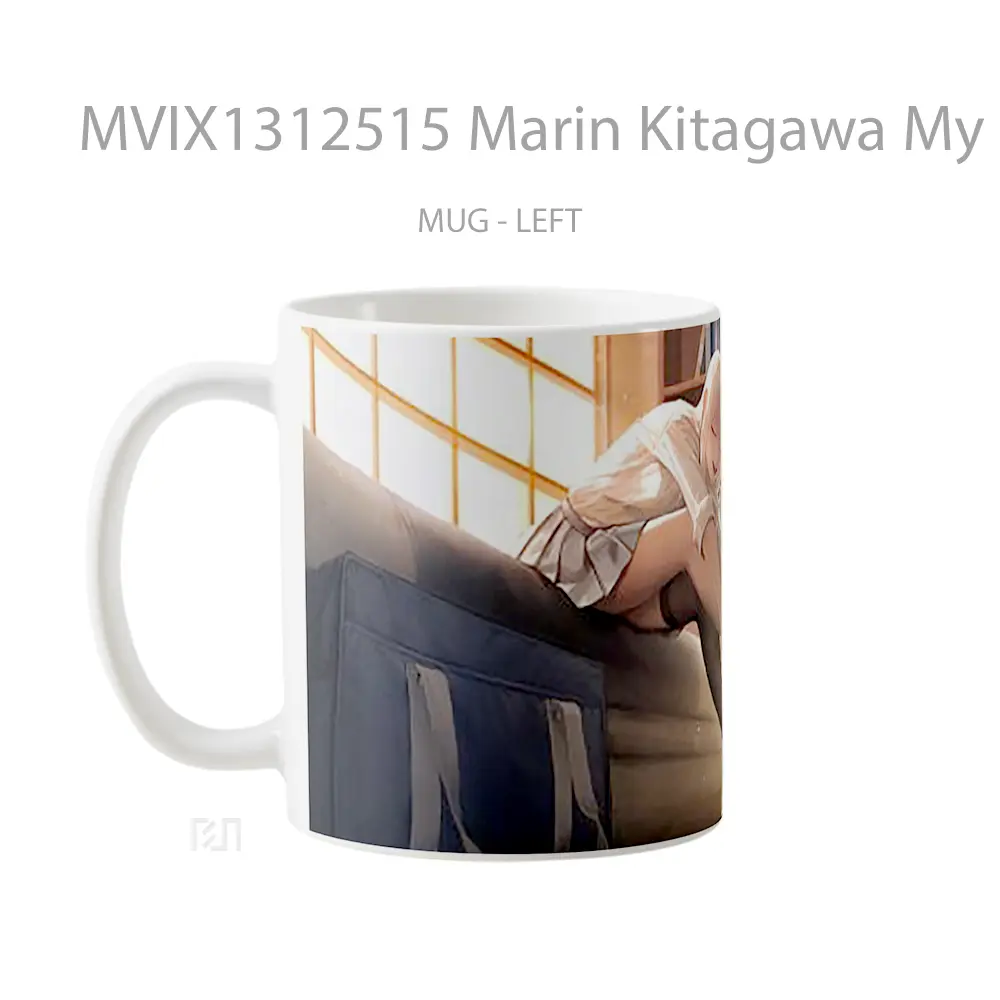 Mug Marin Kitagawa My Dress Up Darling Fanart Gelas Keramik Unik - All-side / Desain