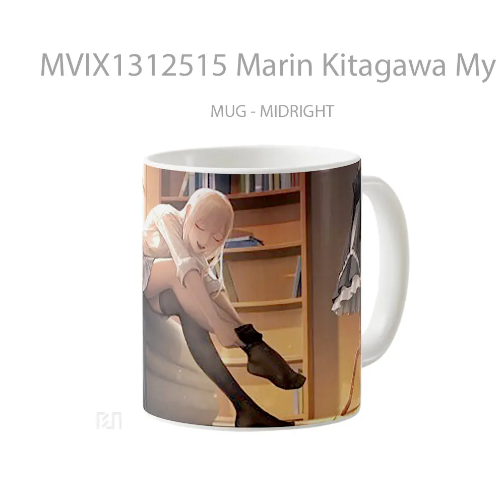 Mug Marin Kitagawa My Dress Up Darling Fanart Gelas Keramik Unik - All-side / Desain