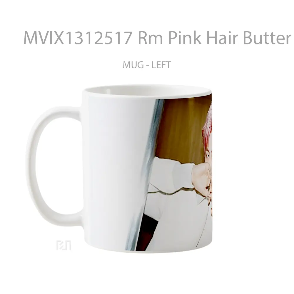 Mug Rm Pink Hair Butter Gelas Keramik Unik - All-side / Desain