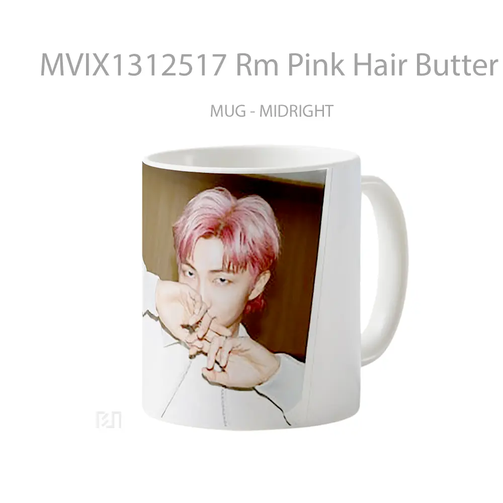 Mug Rm Pink Hair Butter Gelas Keramik Unik - All-side / Desain